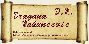 Dragana Makunčević vizit kartica